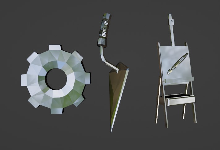 Low Poly 3D Icons